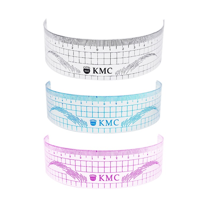 고급 KMC 블랙 눈썹용 곡선자 (3color)
